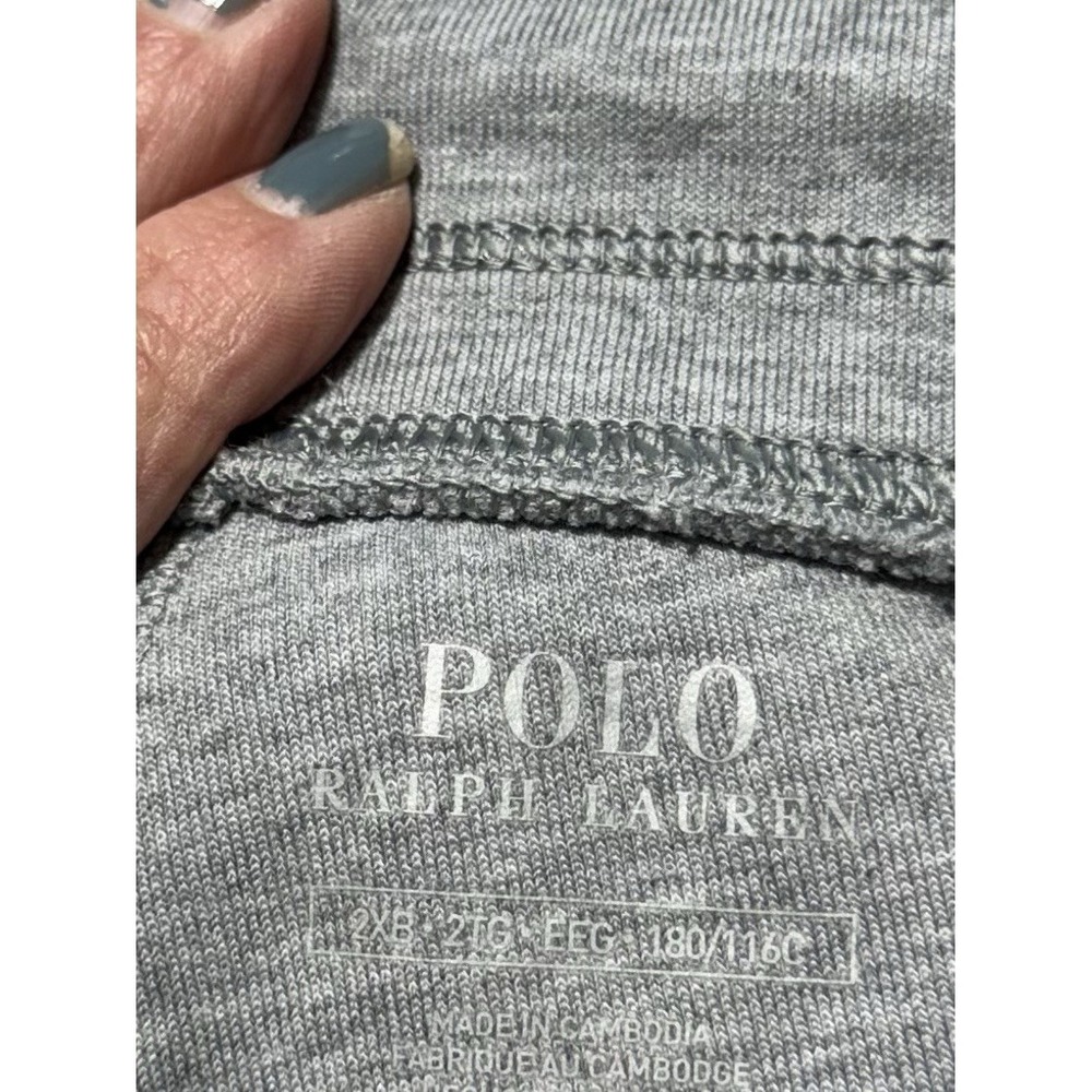 Polo Ralph Lauren Men's Double-Knit Jogger Sweatpants Gray 2XB Pony Logo - Picture 3 of 7